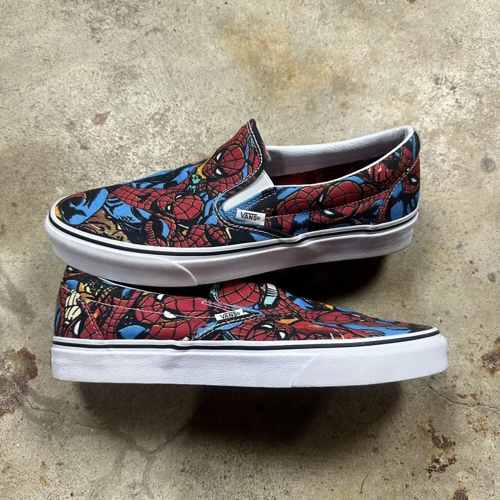 Vans x Marvel Spiderman Classic Slip-On Size 10.5